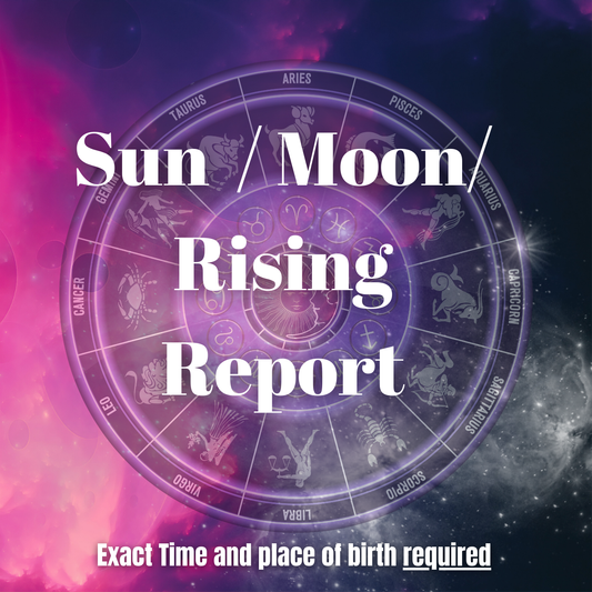 Sun, Moon and Rising Report